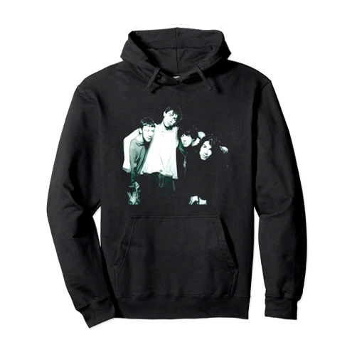 Simon Fowler Photography Britpop Band Blur B&W Portrait By Simon Fowler Pullover Hoodie