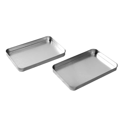 Quadrapoint Premium Steel Baking Trays compatible with Easy Bake Ultimate Oven | 2-Pack | Accessories for Cooking Easy Bake Oven Mixes | Easy Bake Oven Tray