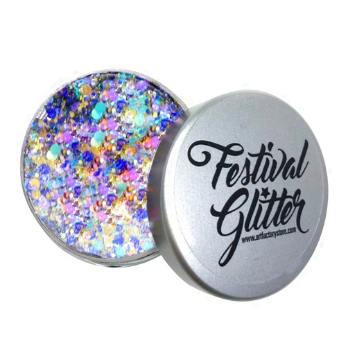 Art Factory Festival Glitter - Peacock (50 ml/1 fl oz), Cosmetic Glitter Gel