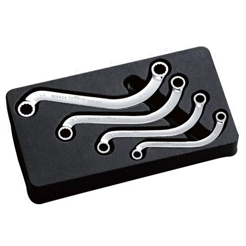 KTC KYOTO TOOL (KTC) Nepros S-Shaped Wrench Set, Set of 4 NTM1204