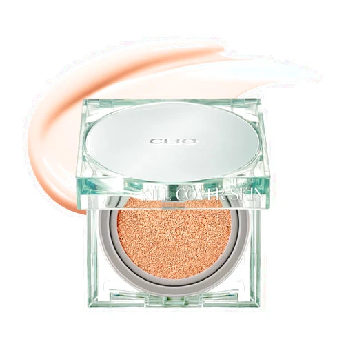 CLIO PROFESSIONAL CLIO KILL COVER SKIN FIXER CUSHION (Advanced Version) (21C LINGERIE, [Refill Included])