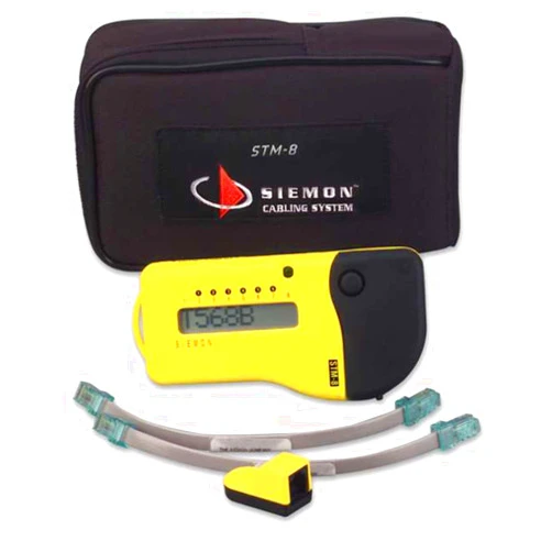 Siemon STM-8 UTP (Unshielded Twisted-Pair) Cable Tester; Includes Carrying Case, emote 