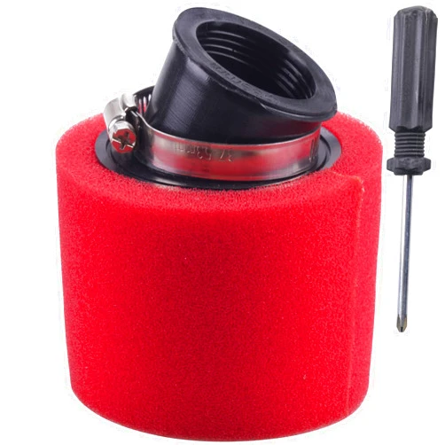 MWMNUN 38mm angled foam air filter pod Apply to 50cc 70cc 90cc 110cc 125cc 150cc GY6 Motorcycle Atv Scooter Quad Go Kart Moped Pit Dirt Bike Parts