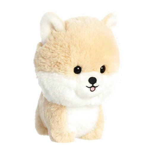 Aurora® Playful Teddy Pets™ Pomeranian Stuffed Animal - Unique Design - Endless Play - Brown 6.5 Inches