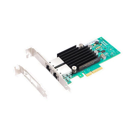 XikeStor 10Gb PCIe Network Card with Intel X550-T2 Chip, 10GBe Dual RJ45 Network Adapter NIC, PCIe v3.0 X4, PCI Express Gigabit Ethernet Card for Windows/Ubuntu/Linux/VMware/Freebsd/Synology
