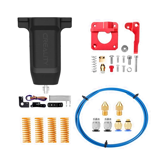 Cregrant3D Creality CR Touch Auto Bed Leveling Sensor Kit for 32 Bit V4.2.2/(.7) Mainboard Ender 3v2/3/Pro/Ender 5/Pro/CR-10, PTFE Tubing 1M,Aluminum Extruder, 0.4mm Nozzle, PC4-M6/M10 Fittings