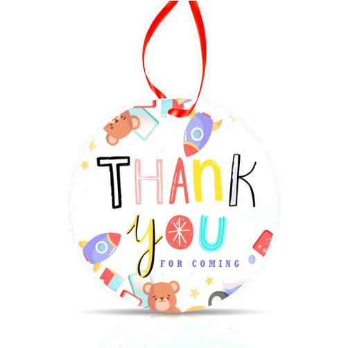 ZYOZIQUE Thank You for Coming Gift Tags for Kids Birthday, Wedding, Baby Shower Party Supplies Decoration Party Favors, Pack of 28