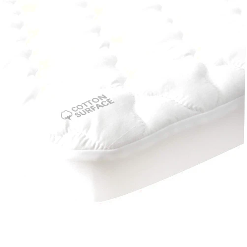 Moonsea Waterproof Pack and Play Mattress Pad Sheets Fitted, Cotton Fabric Pack and Play Protector, Fits Graco Play Yard, Baby Mini Crib Sheet Cover