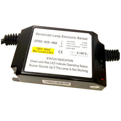 FLFTWSY RW5-425-40A EPS5-425-40A 40W Lamp Electronic Ballasts Aquarium Ballast with Buzzer Sounds Alarm 110V-US Plug