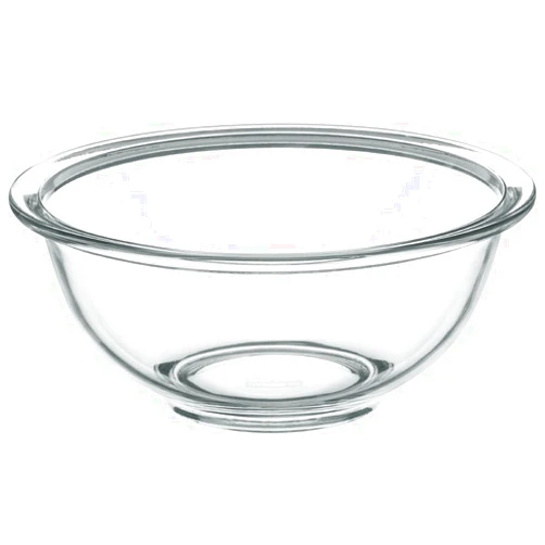 Iwaki BC323 Heat-Resistant Glass Bowl, Round, Outer Diameter 8.4 inches (21.3 cm), 0.5 gal (1.5 L)