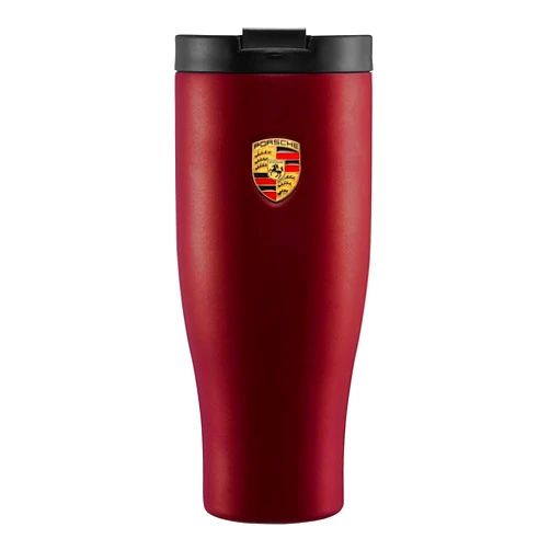 Porsche XL Thermo Mug in Cherry Red