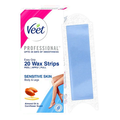 Veet Full Body Waxing Kit - Sensitive Skin (20 strips)