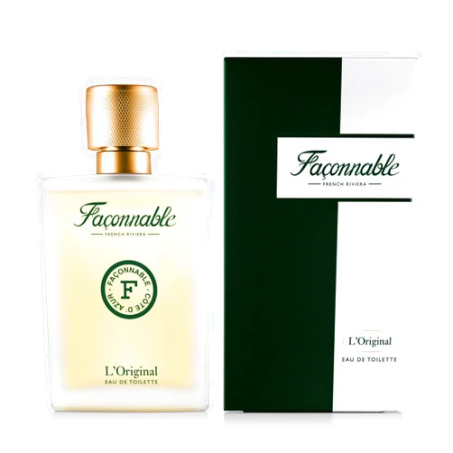 Faconnable Façonnable - L'Original 90ml (3 Fl Oz) - Eau de Toilette for Men - Aromatic & Ferny Scents