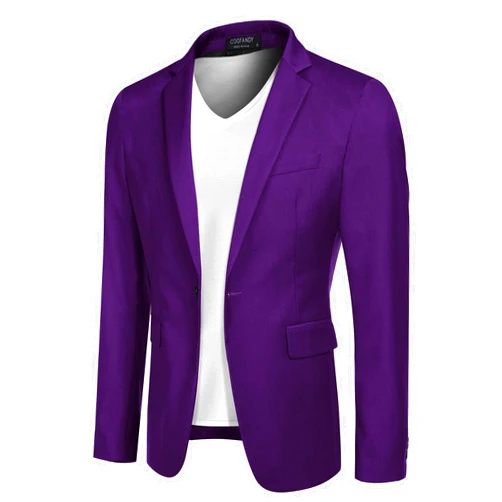 COOFANDY Mens Sport Coat Casual Blazer One Button Business Suit Jacket