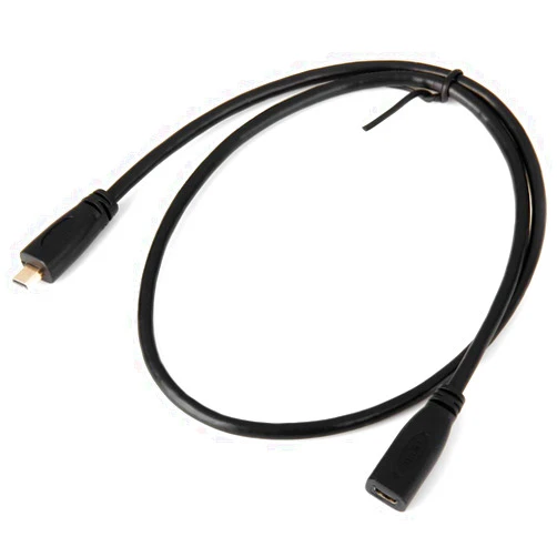 cablecc HDMI 1.4 Type D Micro HDMI Male to Micro HDMI Female M/F Extension Cable 30cm