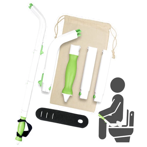 FreedomWand Multipurpose Toilet Aid – 25.5” Bathroom Aids for Wiping for Range of Motion Issues – Portable Toilet Aids for Wiping Bottom – Wiping Aids for Toileting, Holding Tissue & Personal Hygiene Products