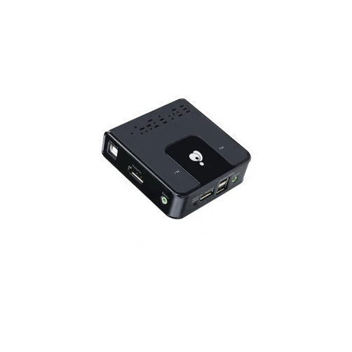 IOGEAR 2-Port DisplayPort KVM Switch - 4K 60Hz - Hotkey or Remote Button Switch - USB 2.0 Mouse Port Can Be Use As USB Hub and USB Peripheral Sharing - All Cables Included - Mac/Win - GCS62DP