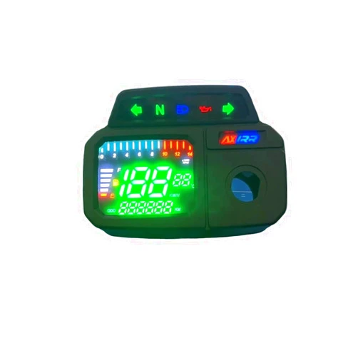 EYEZER Motorcycle Speedometer 2023 with RPM 100cc Digital Motorcycle Speedometer Meter Gauge Cluster for Suzuki AX100