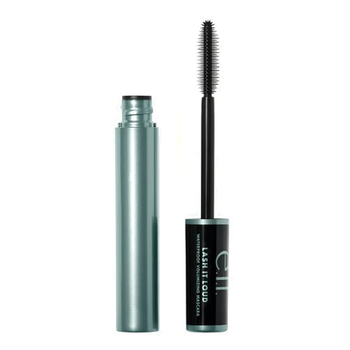e.l.f. Lash It Loud Waterproof Mascara, Volumizing Formula For Mega Lashes, Creates Fuller & Bolder Eyelashes, Vegan & Cruelty-Free, Black