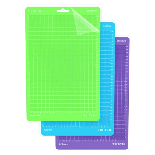 REALIKE 8.5”x12” Cutting Mat for Cricut Joy Xtra (StandardGrip, LightGrip, StrongGrip 3 Mats), Variety Adhesive Cutting mats for Cricut Joy Xtra Accessories