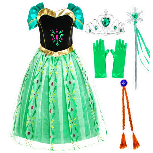 Party Chili Princess Costumes Birthday Dress Up for Little Girls