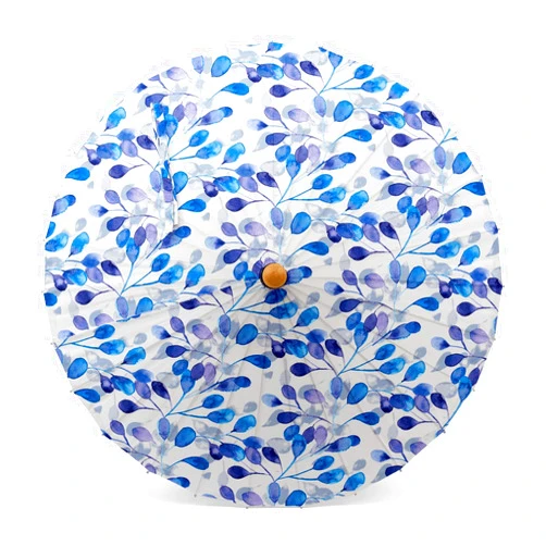 Lily-Lark Plum POMS Sun Parasol in The Lark Collection, UV Protection Rated UPF 50+
