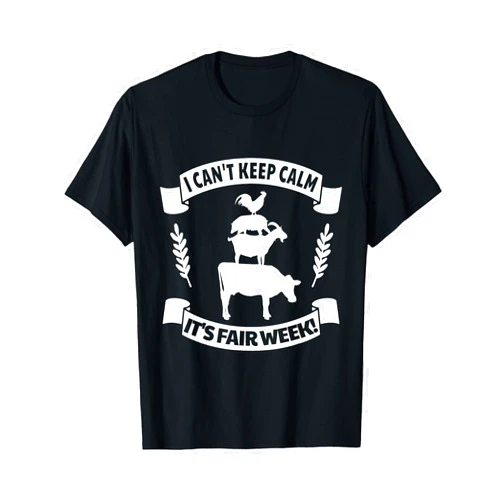 County Fair and Livestock Apparel Co. Fun State and County Fair Show - Farm Animal Showing Quote T-Shirt