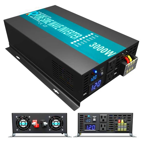 WZRELB RBP300012 3000W 12V 110~120V Pure Sine Wave Solar Power Inverter DC to AC System