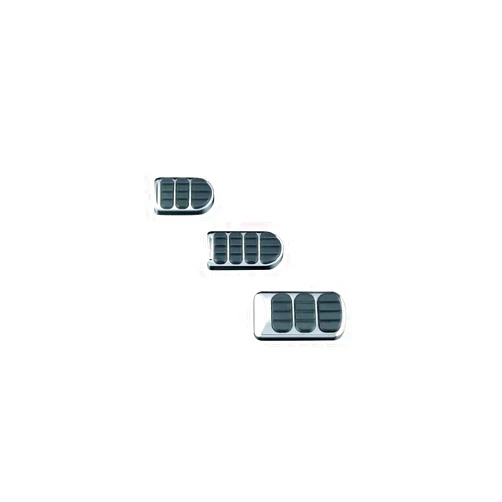 Kuryakyn 8083 Motorcycle Footpeg Components: Replacement Rubber Pads for ISO Brake Pedal Pad, Black