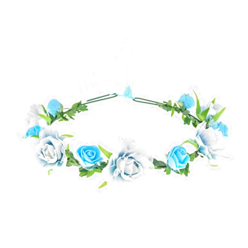 DDazzling Girls Flower Headband Boho Garland Halo Headpiece Hair Wreath Flower Headwear Photo Props
