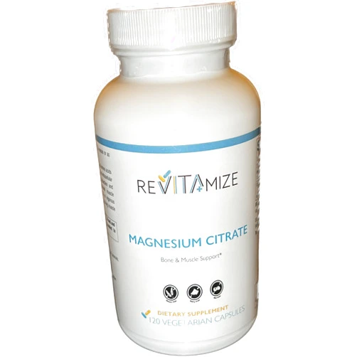 Revitamize Magnesium Citrate Bone & Muscle Support (120 Capsule)