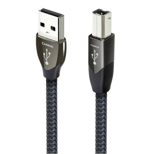 AudioQuest 0.6 m Carbon USB A > B High-Definition Audio Cable