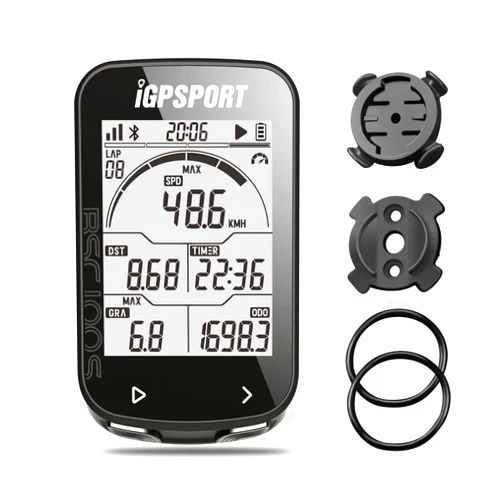 iGPSPORT BSC100S Bicycle/Bike Computer Wireless, 2.6 inch LCD Display Rechargeable Waterproof GPS Cycling Computer