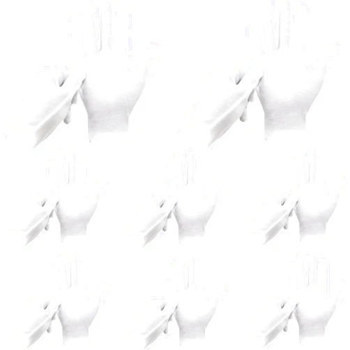 ANDSTON 24Pcs White Gloves, 12 Pairs Soft Cotton Gloves, Coin Jewelry Silver Inspection Gloves, Stretchable Lining Glove, Medium Size