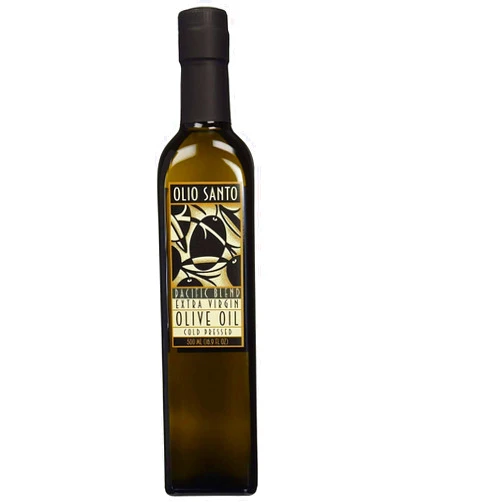 Olio Santo California Extra Virgin Olive Oil - Cold Press, 500ml (16.9 oz)