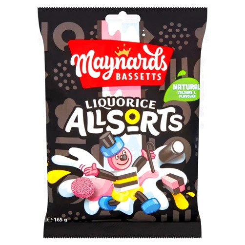 Maynards Bassetts liquorice allsorts 165g
