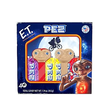 Pez E.T. the Extra-Terrestrial Celebration Gift Set (2 Dispensers + 6 Pack Candy)