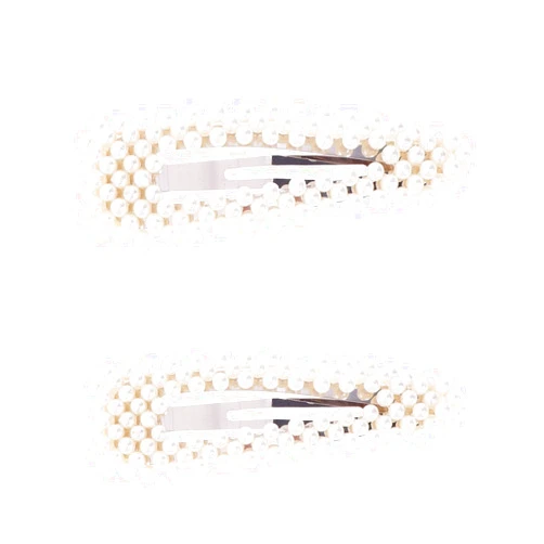 FRCOLOR Bling Hair Accessories - Crystal Pearl Beaded Barrettes, Hair Clips, Hairpins, and Bobby Pins in Stylish Jeweled Design for Fashion
