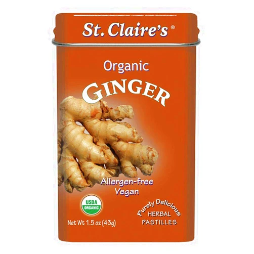 St.Claires Organics Organic Ginger Snaps Mints St.Claires Organics 1.5 oz Tin