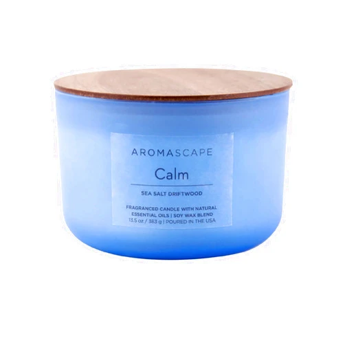 Yankee Candle Chesapeake Bay Candle Aromascape Calm (Sea Salt Driftwood) Large 3-Wick Coffee Table Candle