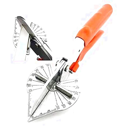 Hozzwhoo Multi Angle Miter Shear Cutter Hand Tools,45-135 Degree Adjustable Angle Scissors Trim Shears Tools