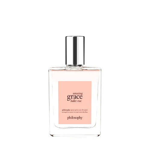 philosophy amazing grace ballet rose eau de toilette - dreamy & floral women's perfume - with notes of rose, lychee & musk - long lasting fragrance - 2 fl oz.