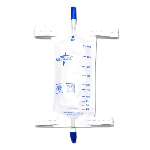 Medline DYND12574H Leg Bags with Twist Valve, Medium
