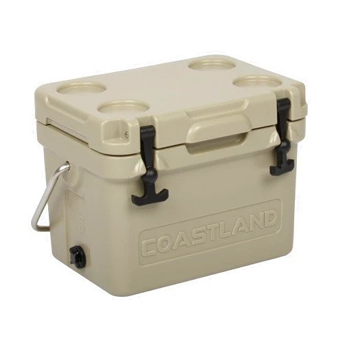 Coastland Bay Series Cooler Premium Everyday Use Insulated Rotomolded Cooler, Small Ice Chest for Tight Spaces, Soccer Games, & Tailgates