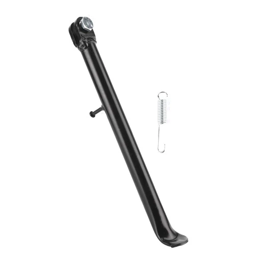 Keenso Motorcycle Kick Stand, Steel Alloy Motorbike Foot Side Support Stand Dirt Bike Side Kickstand 12in Kick Stand with Spring for SDG SSR Dirt Bike, Pitbike