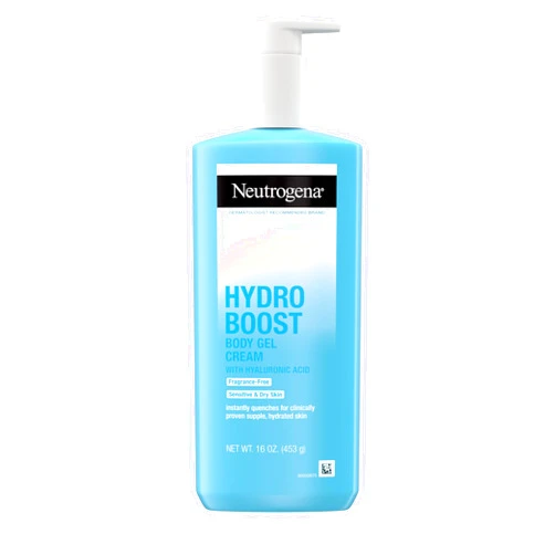 Neutrogena Hydro Boost Body Gel Cream With Hyaluronic Acid, Hydrating Body Lotion For Dry Skin, Fragrance-Free Hyaluronic Acid Moisturizer, 16 OZ