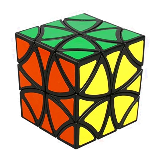 Willking Butterfly Curvy Copter Puzzle Cube Helicopter Twisty Toy Gift Idea for X'Mas Birthday Collector's Cube Black
