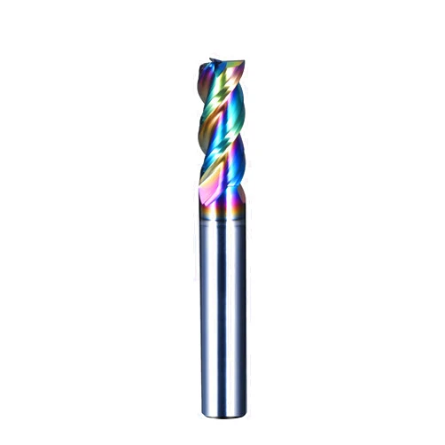 JIULI TOOL XJL DLC Coating End Mill for Aluminum Carbide End Mills Set Square Nose 3 Flutes Milling Cutter for 6061 Aluminum Alloy