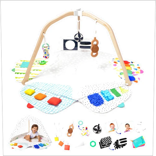 LOVEVERY | The Play Gym | Award Winning For Baby , Stage-Based Developmental Activity Gym & Play Mat for Baby to Toddler
