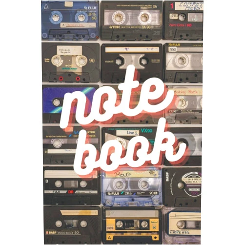 Reymun Jarbage Notebook: wall of cassette tapes